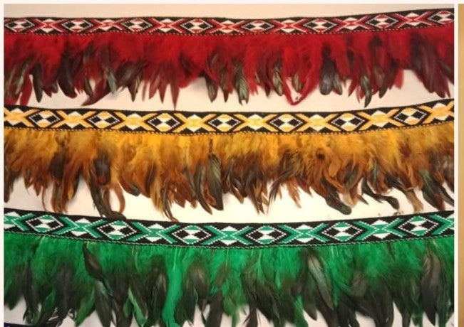 feathered shawl